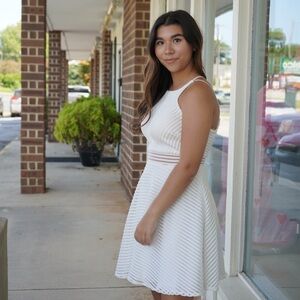 Dear Moon WHITE formal dress NWT